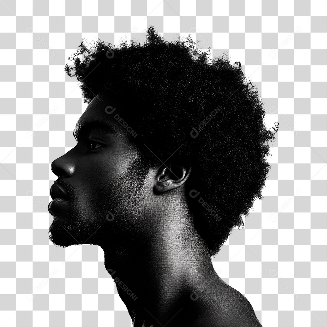 Homem Negro PNG Transparente