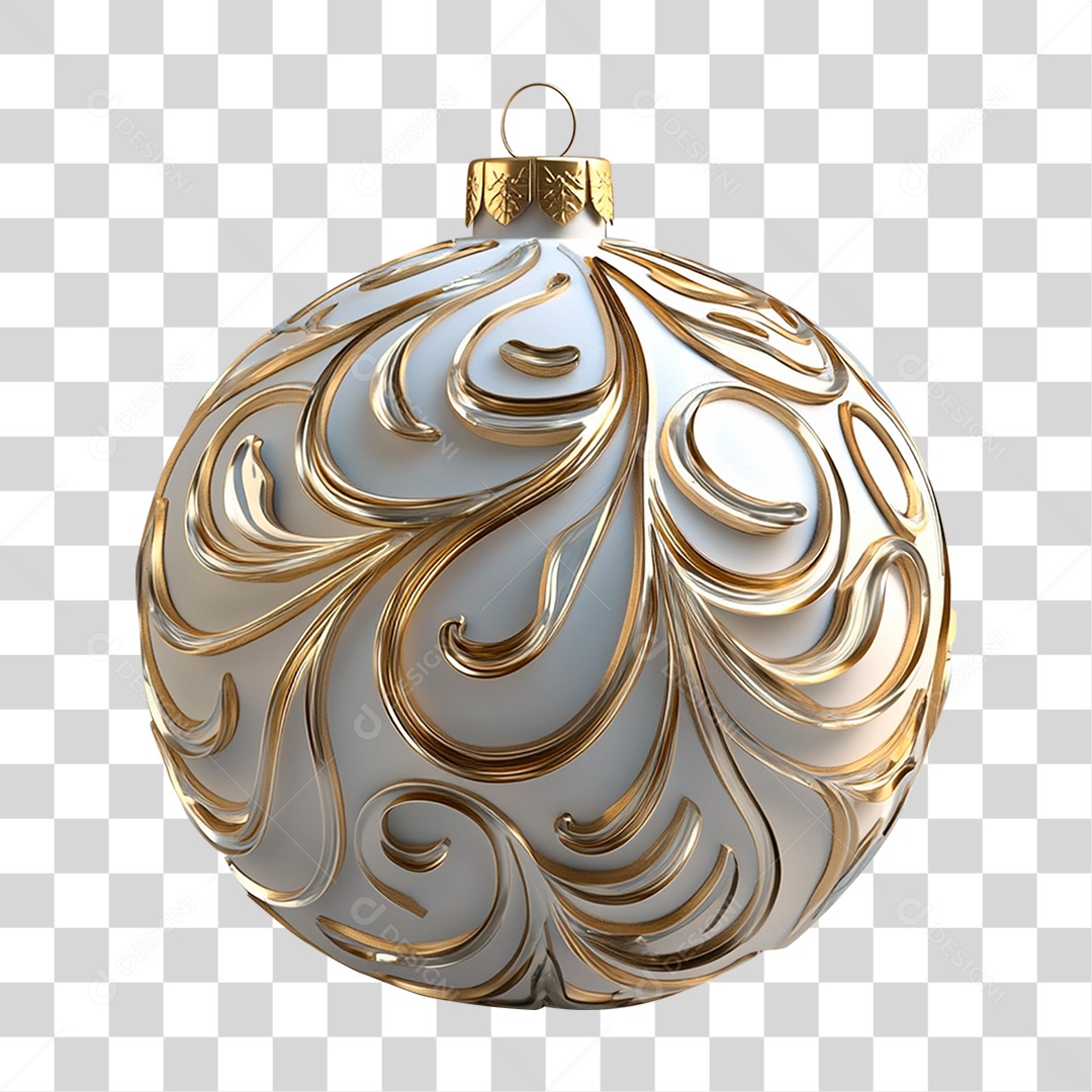 Elemento 3D Bola Decoração PNG Transparente