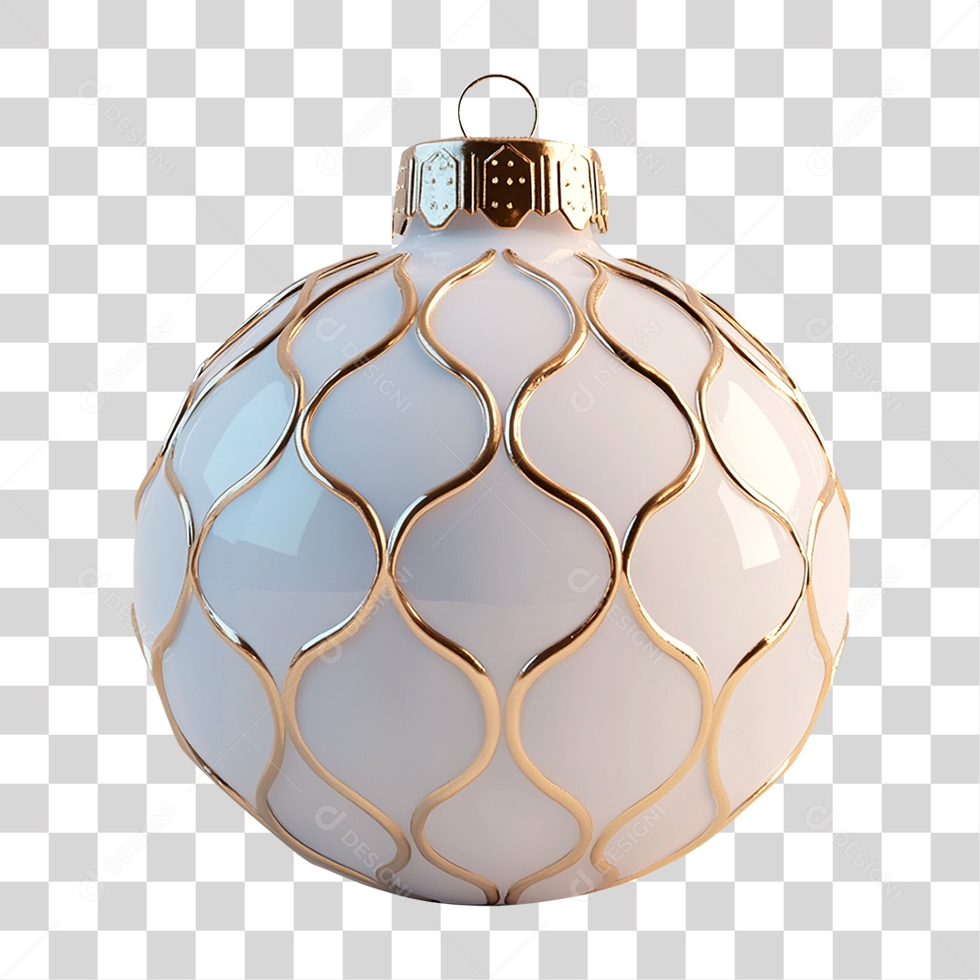 Elemento 3D Bola Decoração PNG Transparente