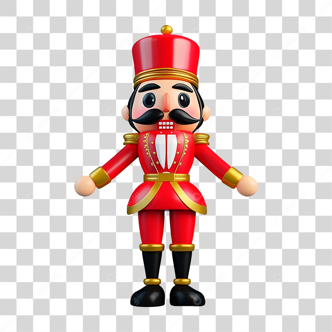 Um Soldado de Natal Quebra-nozes PNG Transparente