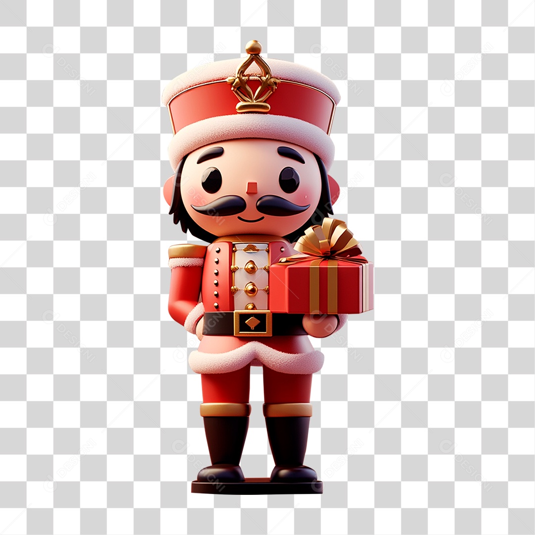 Um Soldado de Natal Quebra-nozes PNG Transparente