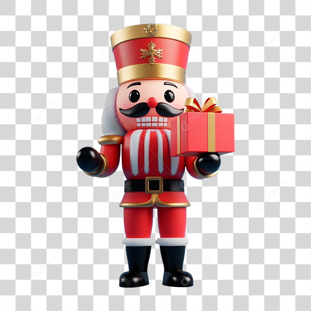 Um Soldado de Natal Quebra-nozes PNG Transparente