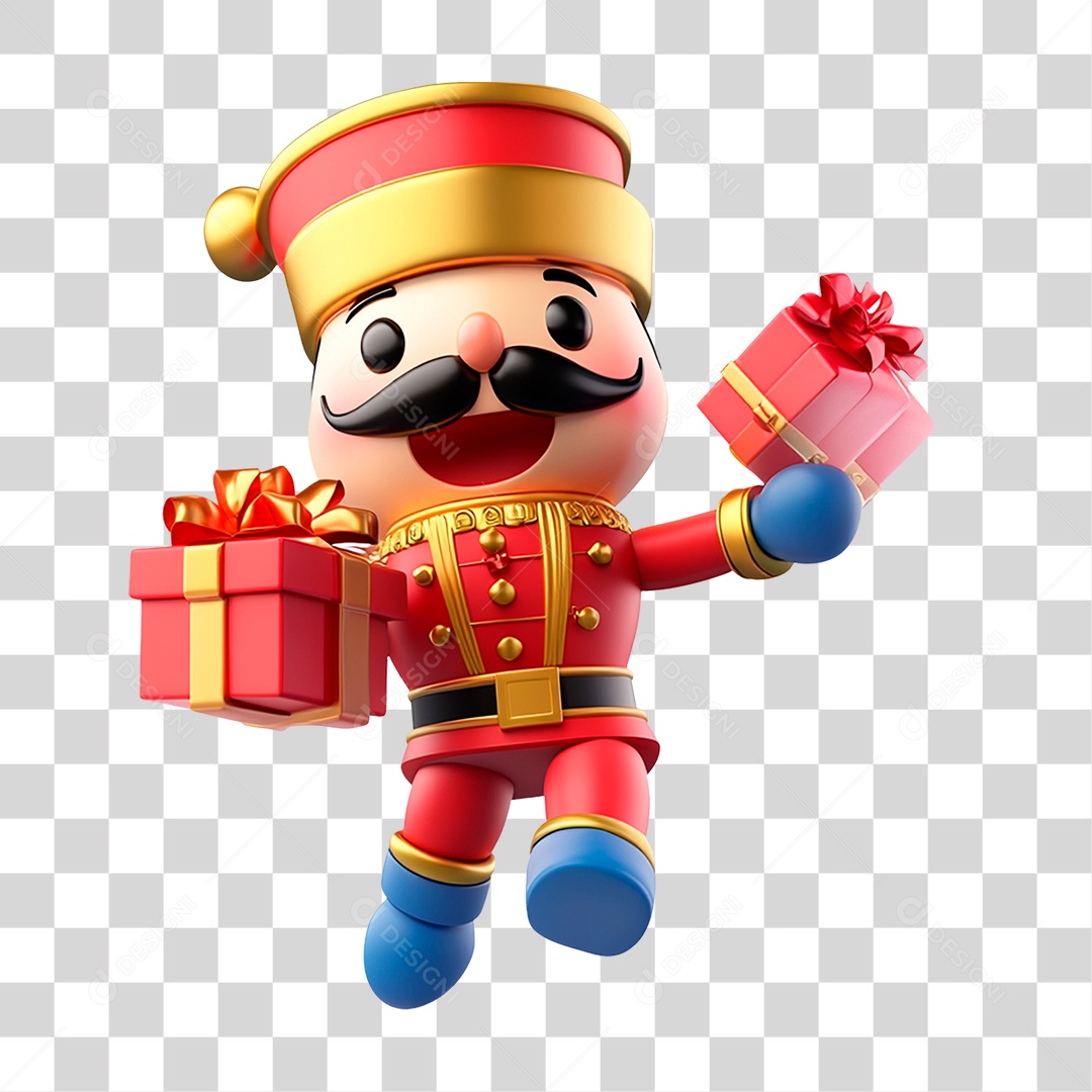 Um Soldado de Natal Quebra-nozes PNG Transparente