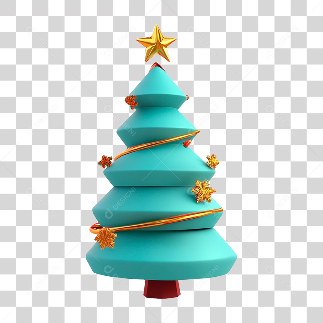 Árvore de Natal Final de Ano PNG Transparente