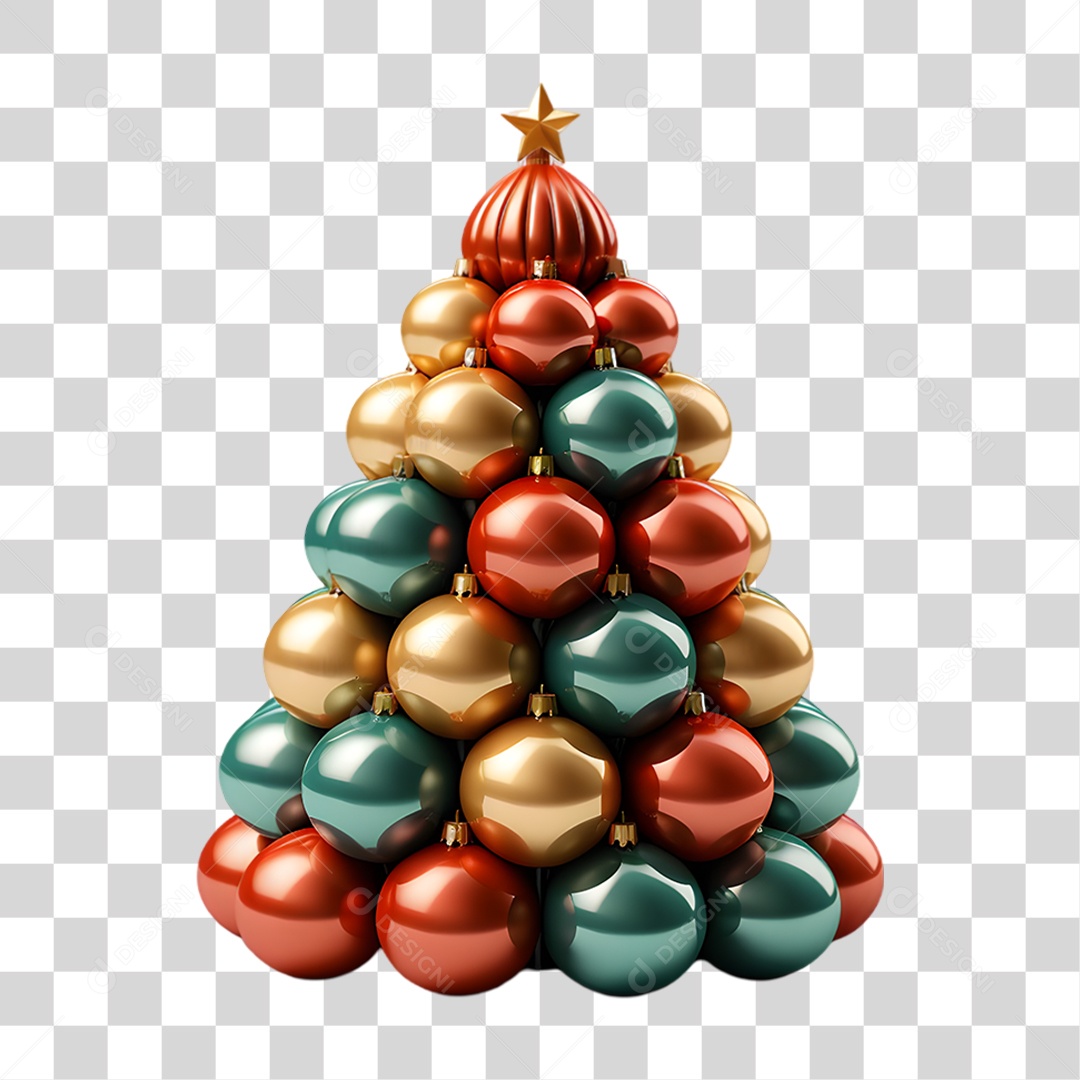 Árvore de Natal PNG Transparente