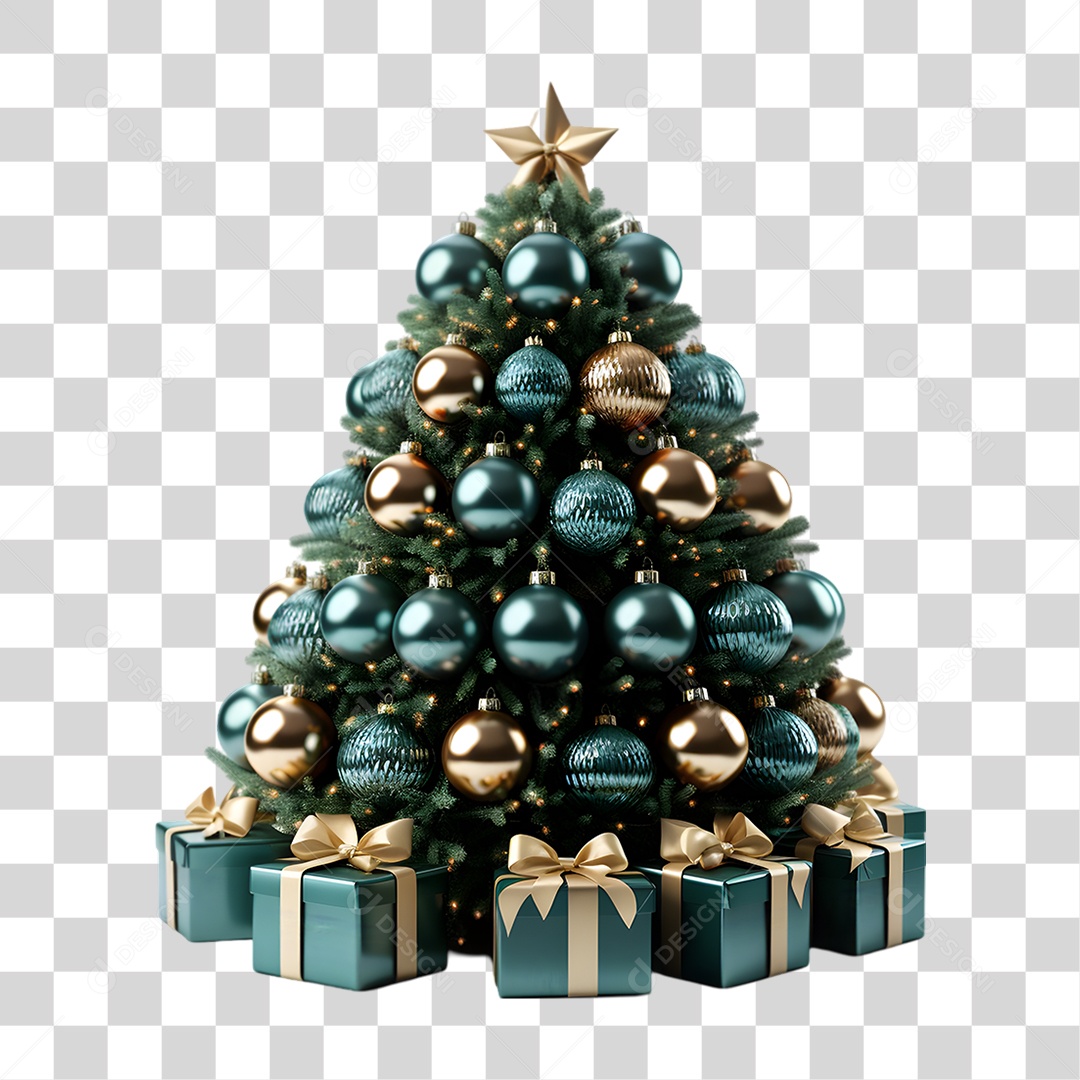 Árvore de Natal PNG Transparente