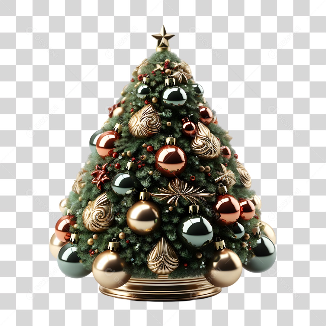 Árvore de Natal PNG Transparente