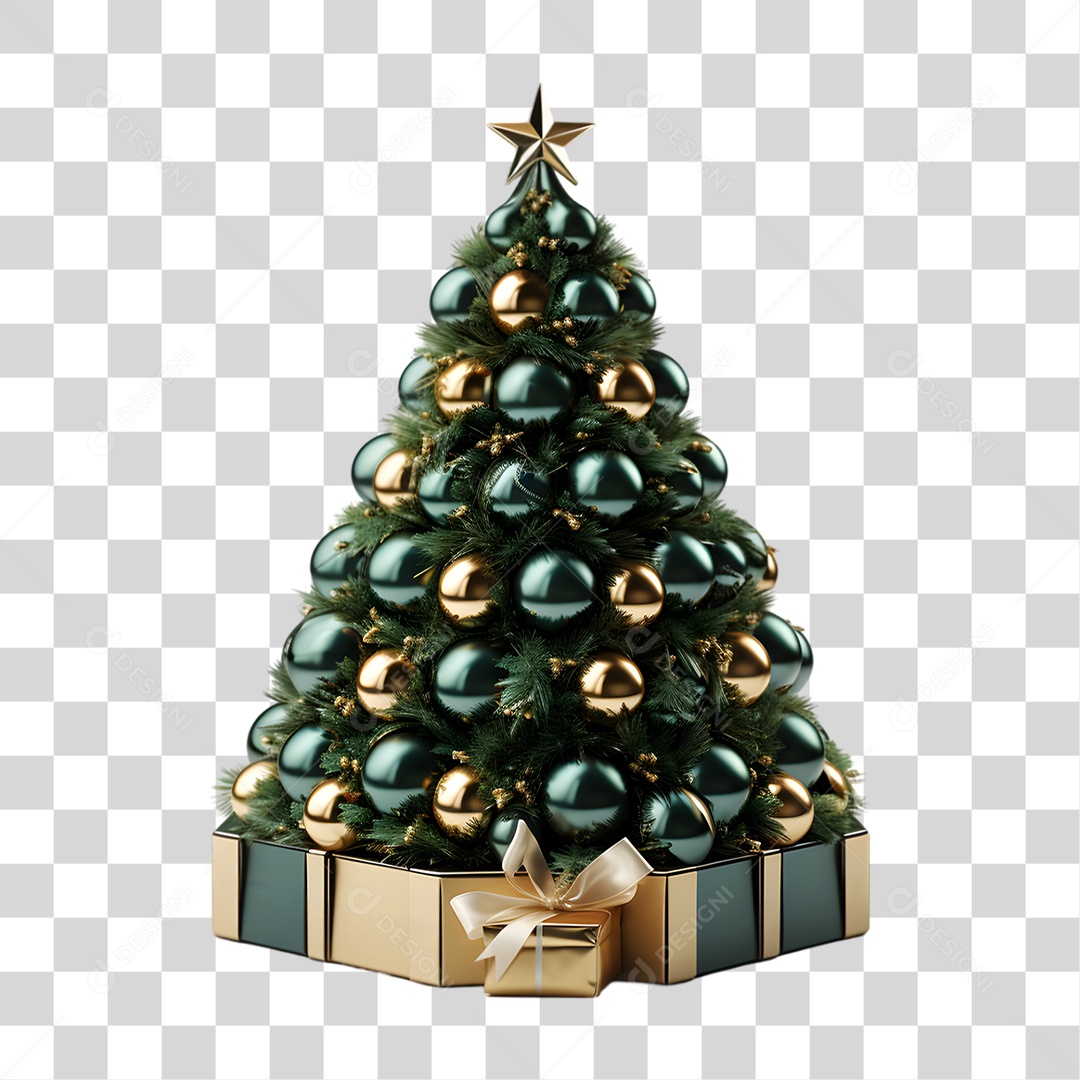 Árvore de Natal PNG Transparente