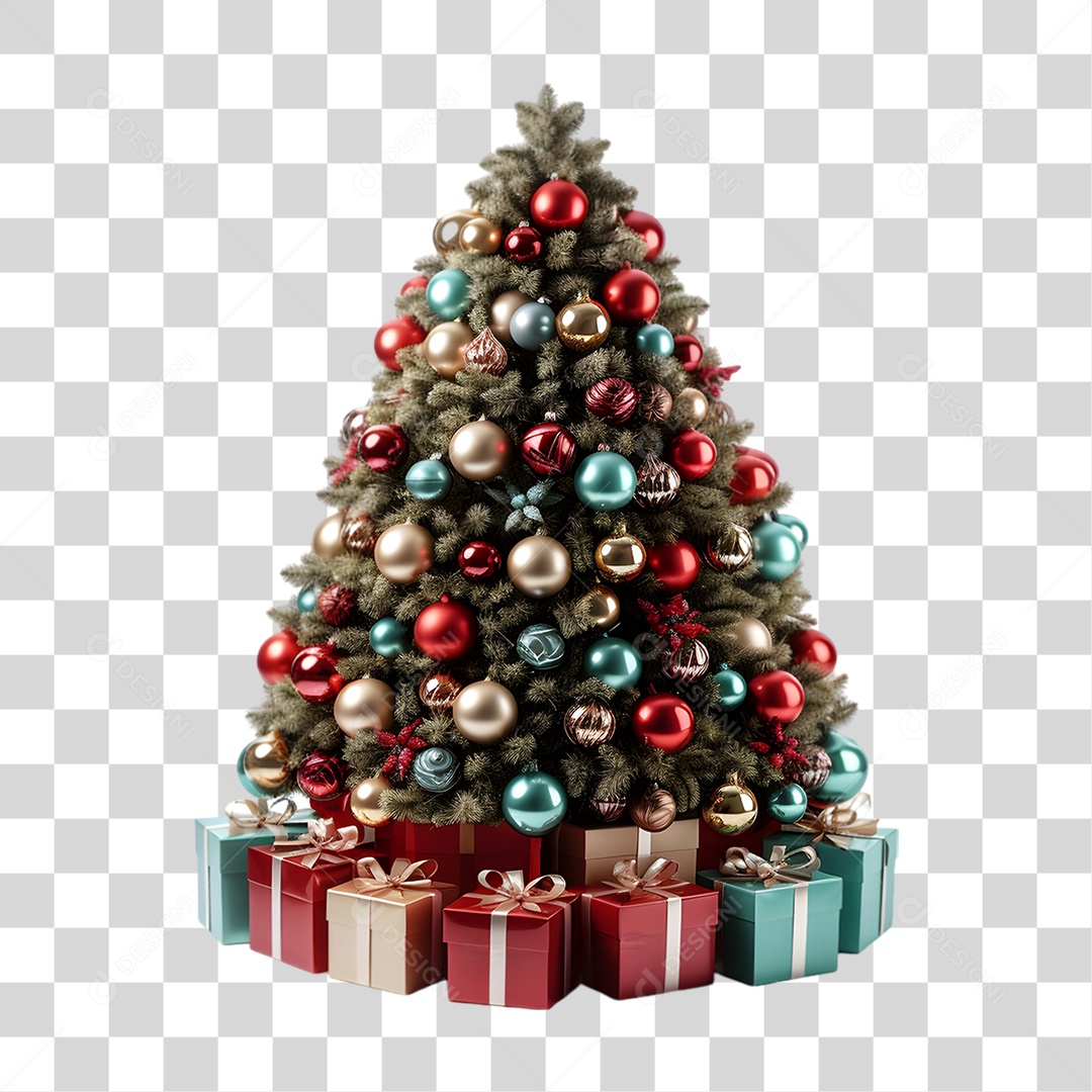 Árvore de Natal PNG Transparente