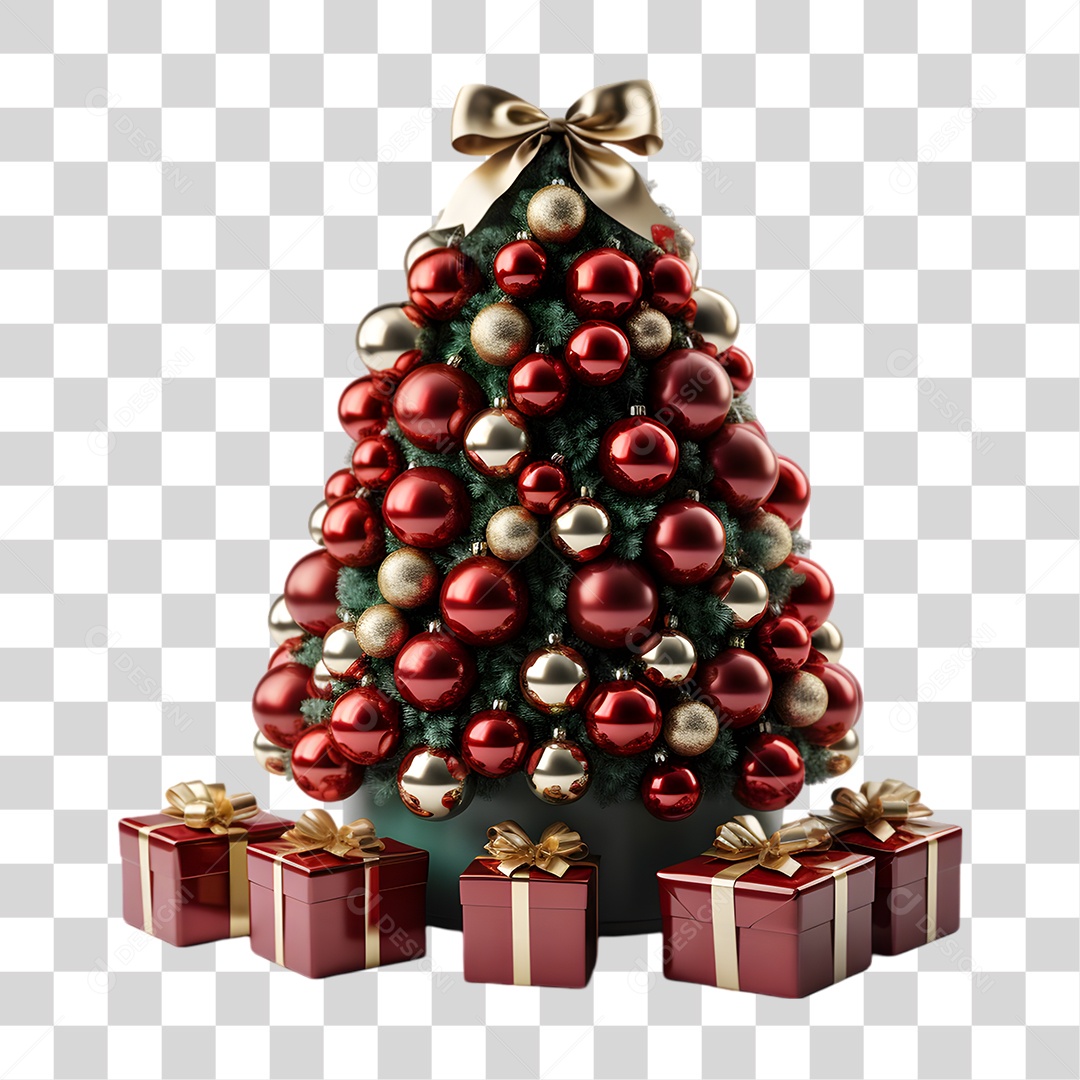 Árvore de Natal PNG Transparente