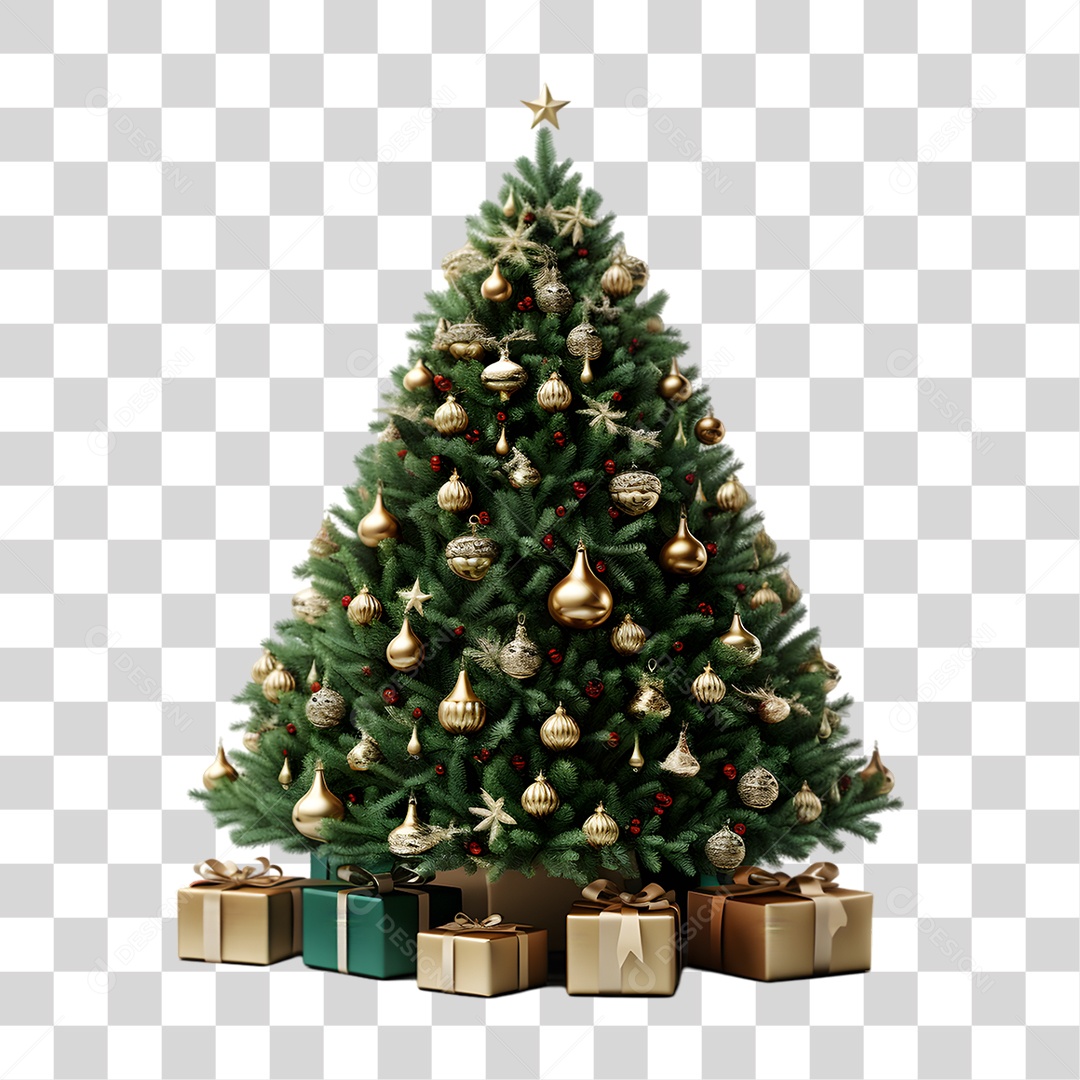 Árvore de Natal PNG Transparente