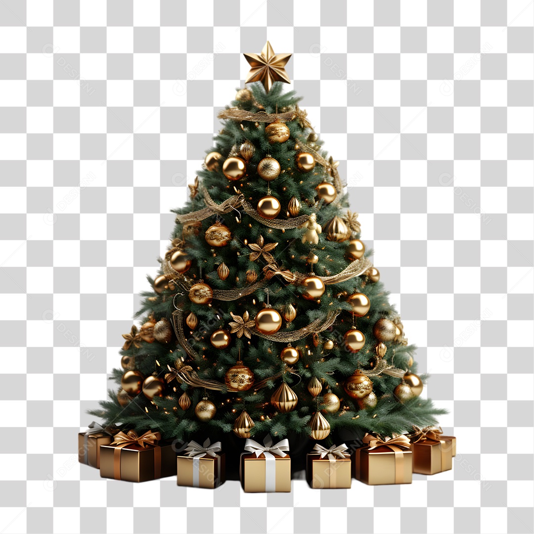 Árvore de Natal PNG Transparente