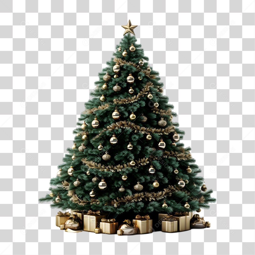 Árvore de Natal PNG Transparente