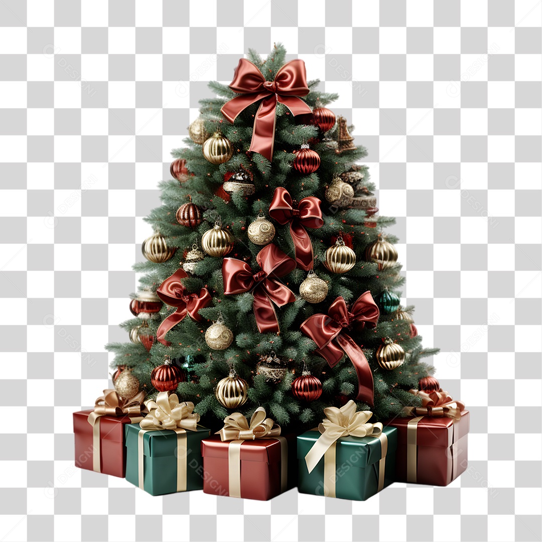 Árvore de Natal PNG Transparente