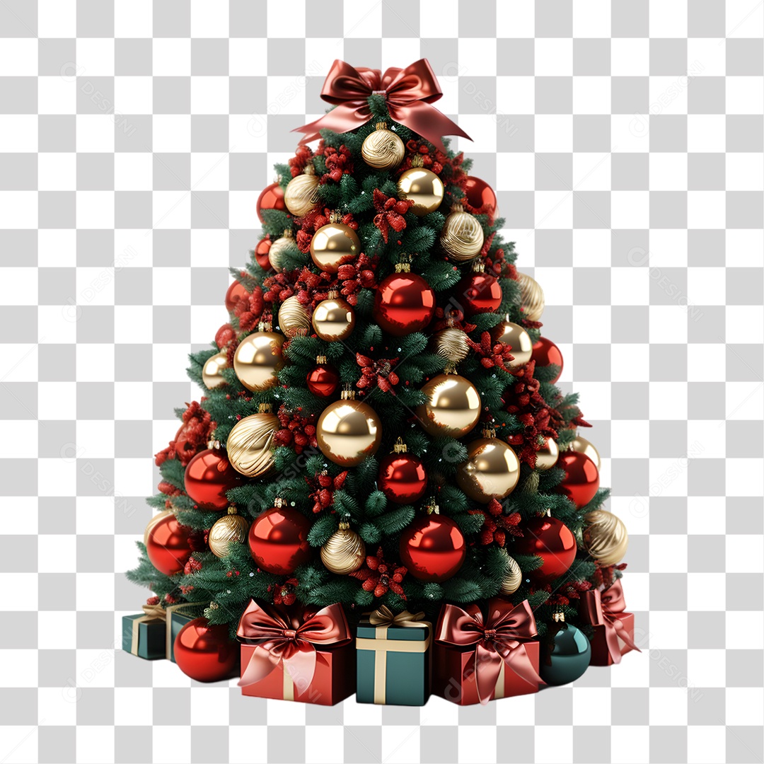 Árvore de Natal PNG Transparente