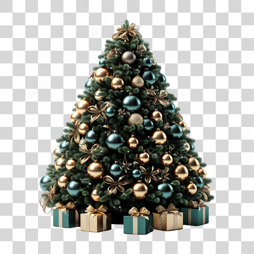 Árvore de Natal PNG Transparente