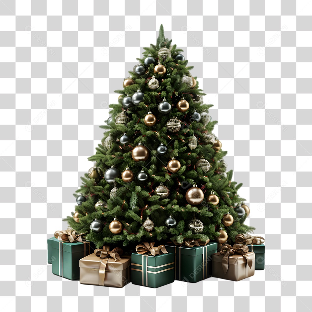 Árvore de Natal PNG Transparente