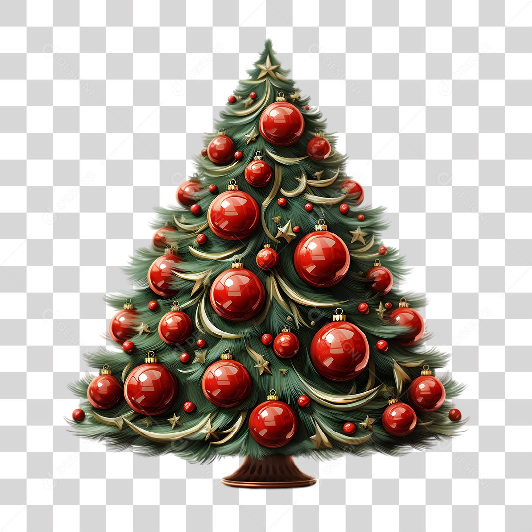 Árvore de Natal PNG Transparente