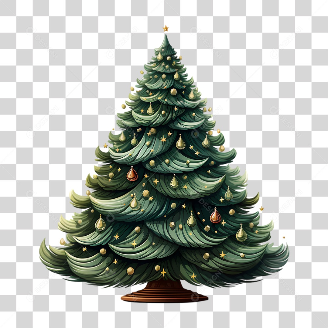 Árvore de Natal PNG Transparente