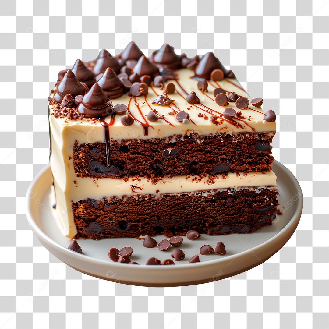 Fatia de Bolo PNG Transparente