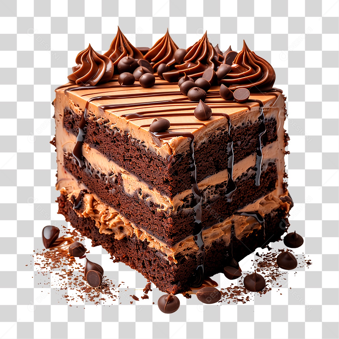 Fatia de Bolo PNG Transparente
