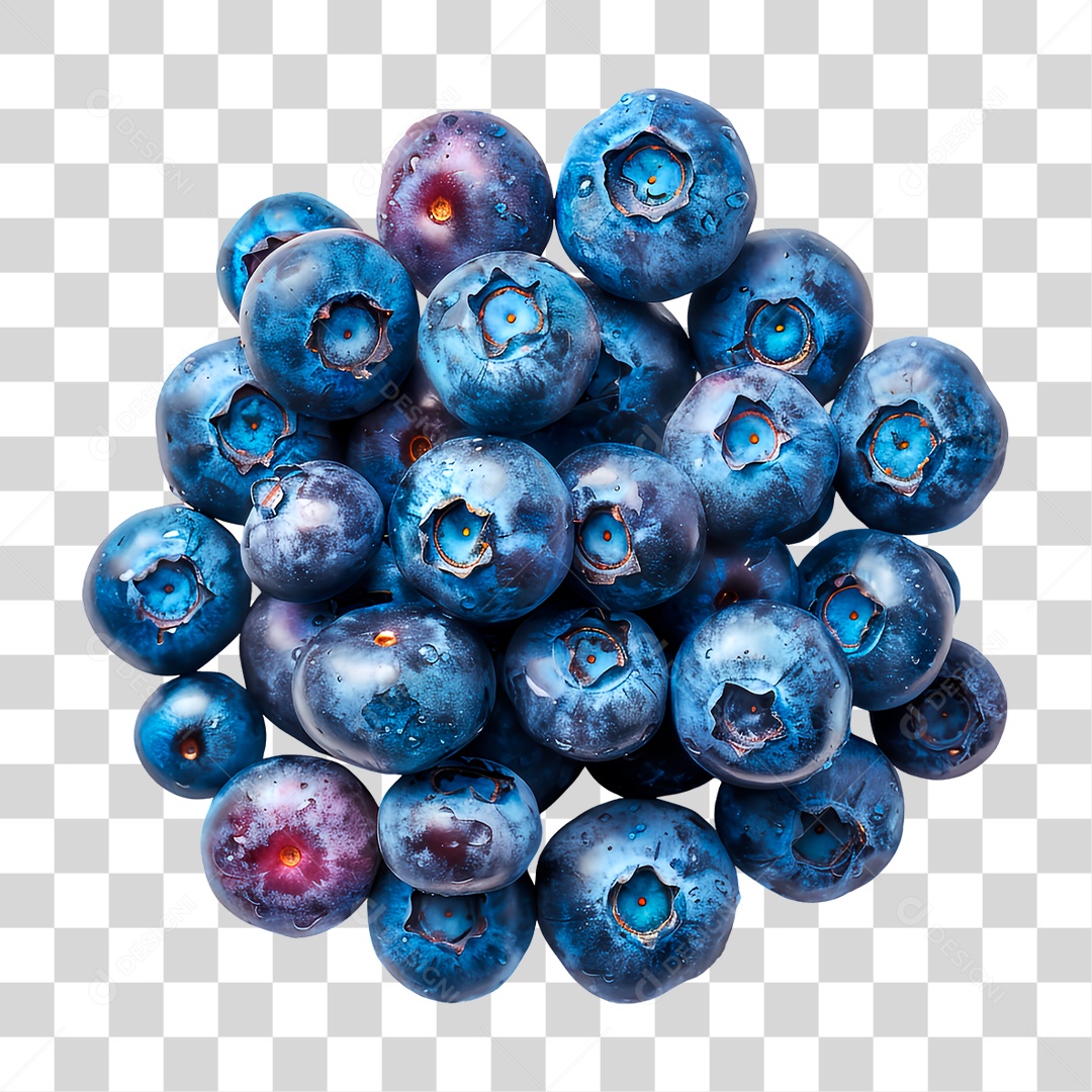 Fruta Mirtilo PNG Transparente