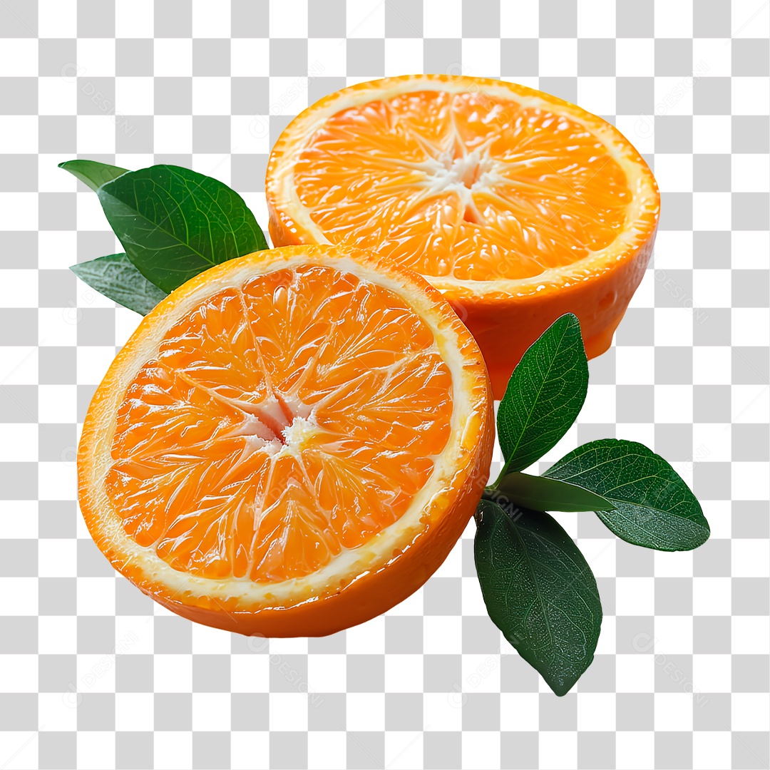 Fatia de Laranja PNG Transparente