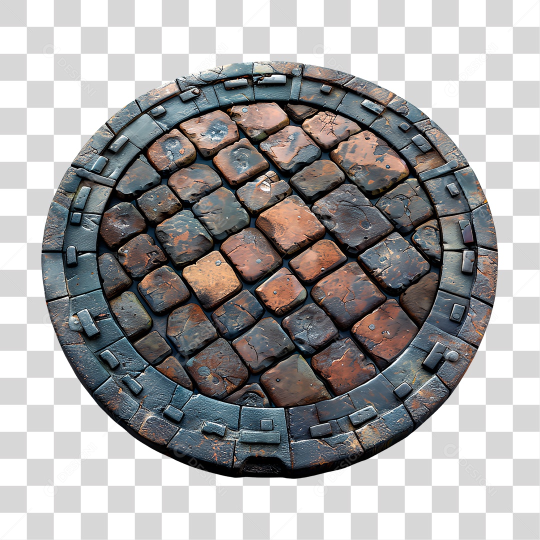 Tampa de Bueiro PNG Transparente