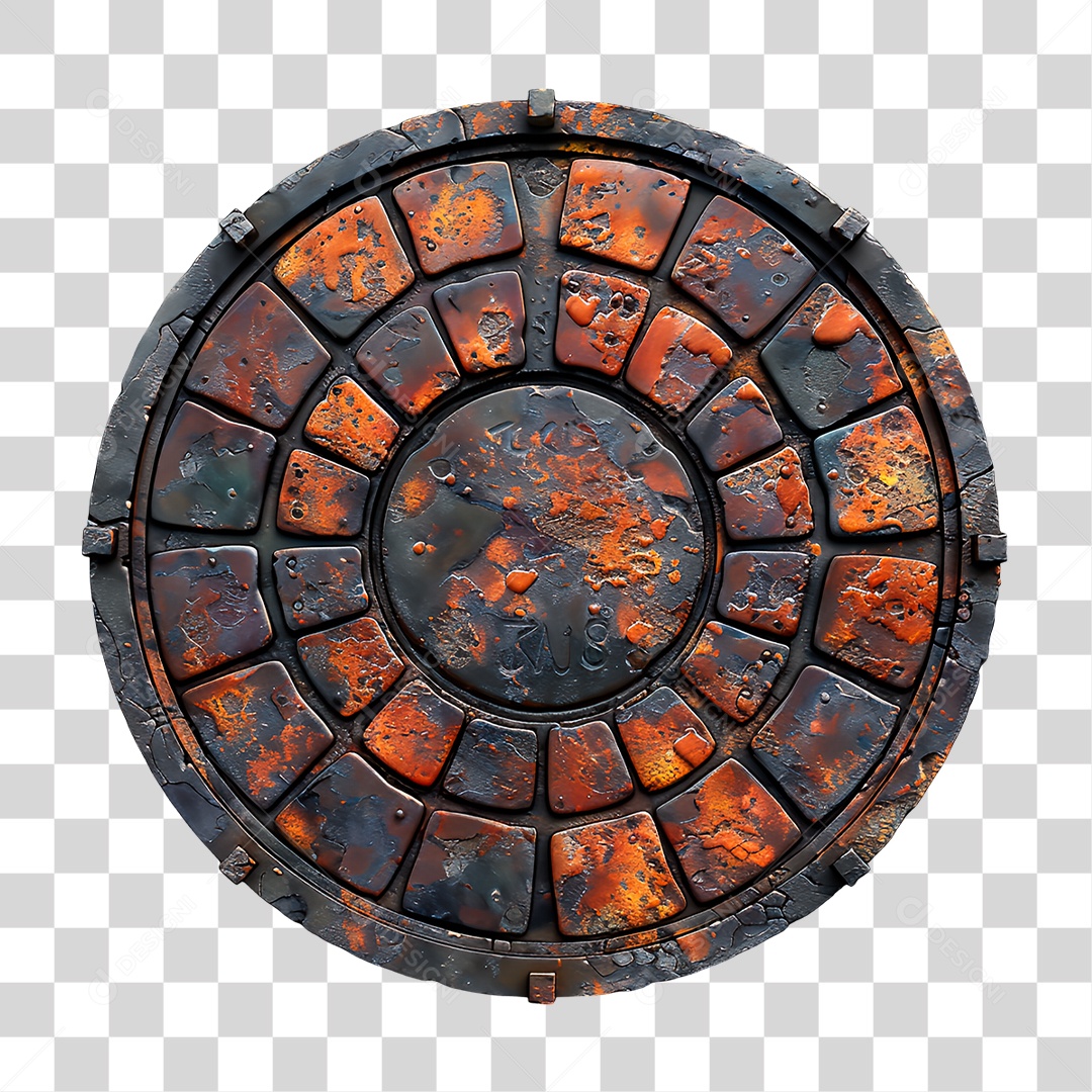 Tampa de Bueiro PNG Transparente