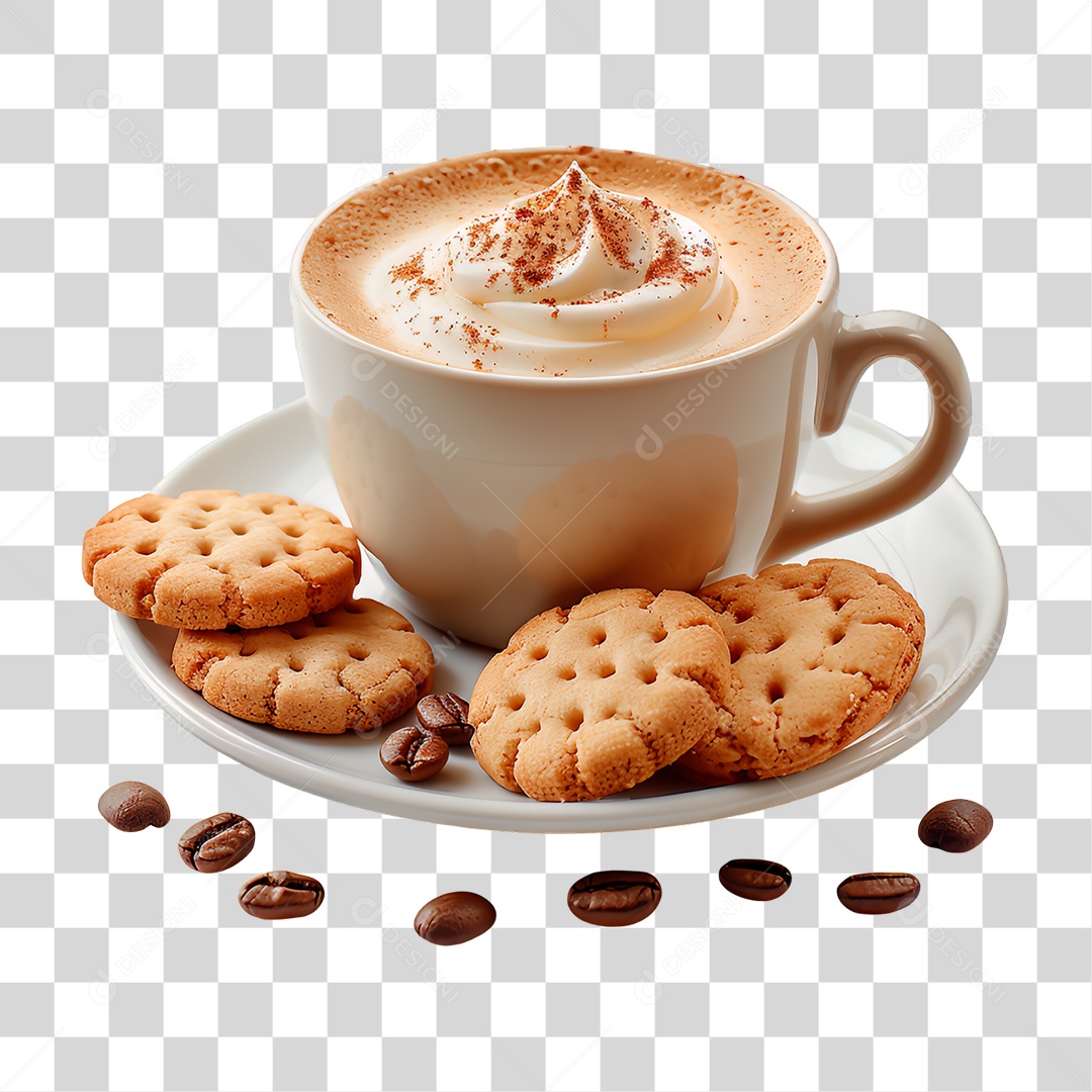 Prato de Biscoito PNG Transparente