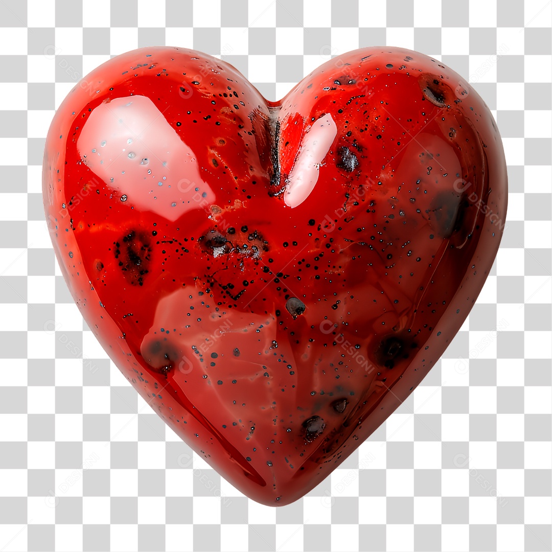 Coração Vermelho PNG Transparente