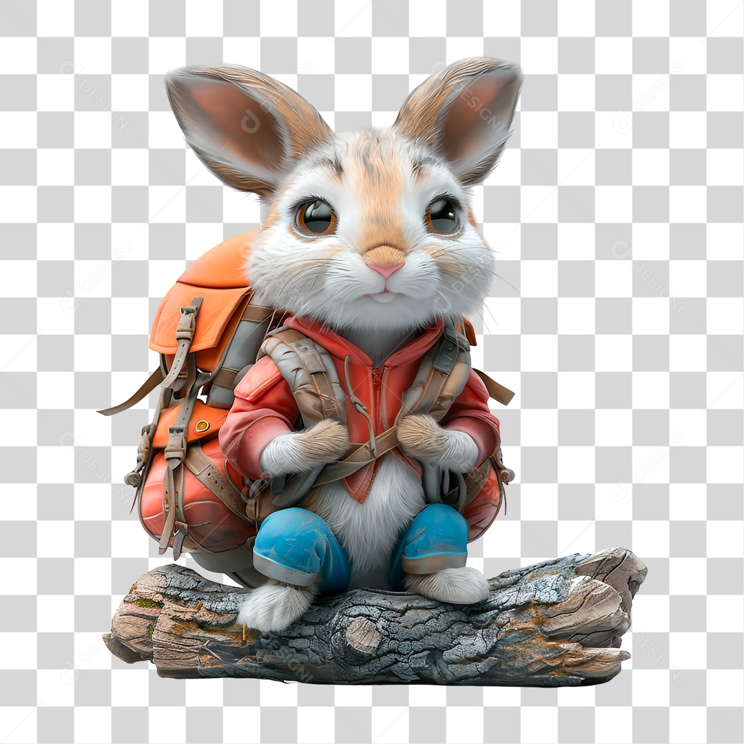 Coelho PNG Transparente