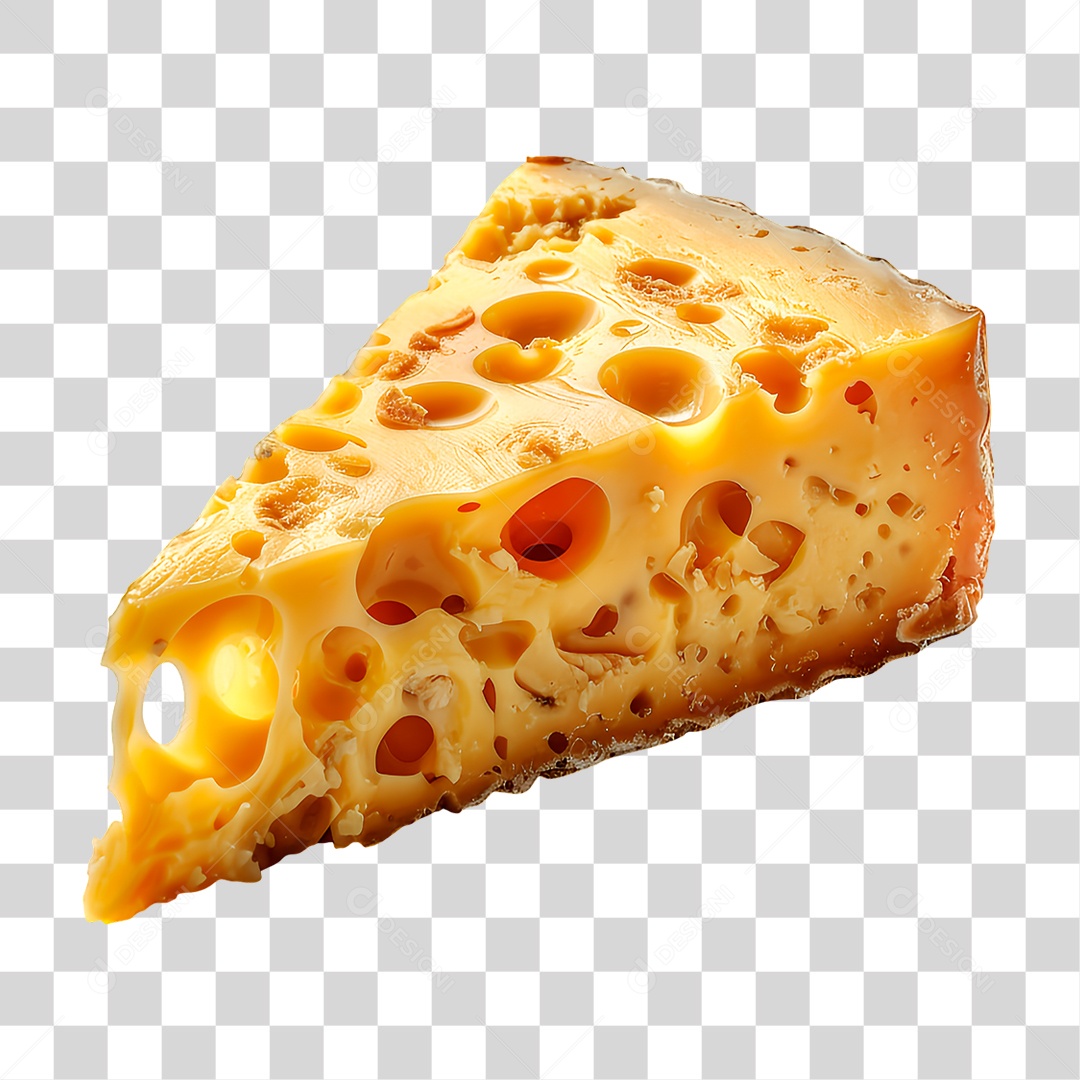 Fatia de Queijo PNG Transparente