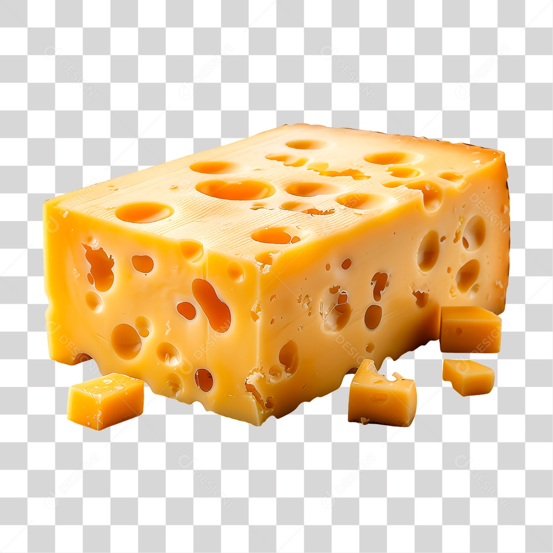 Fatia de Queijo PNG Transparente