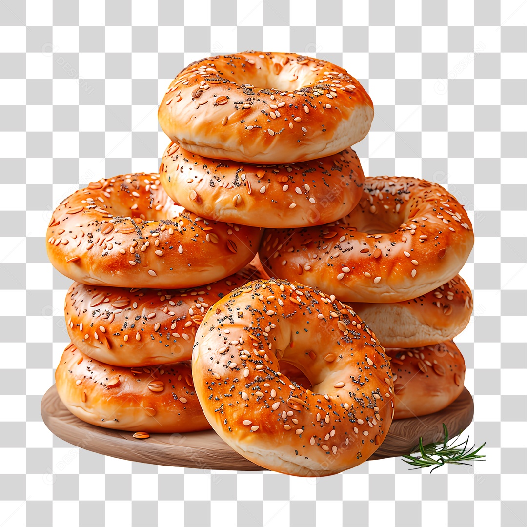 Bagel PNG Transparente