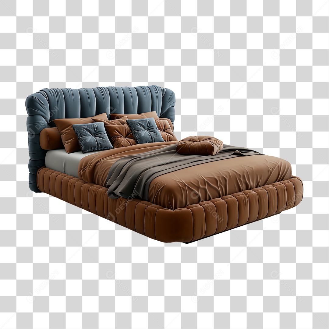 Cama de Casal PNG Transparente