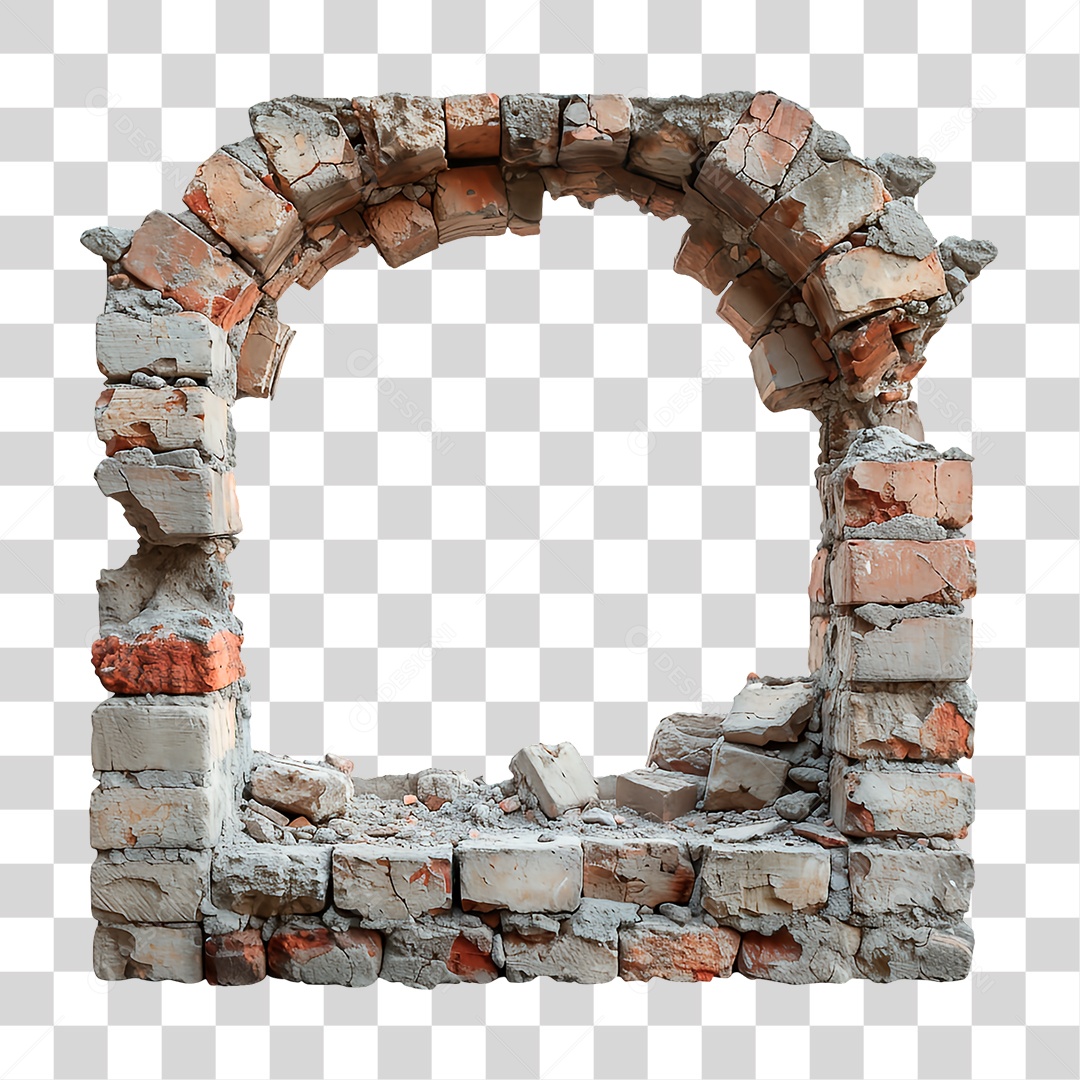 Estrutura de Pedra PNG Transparente