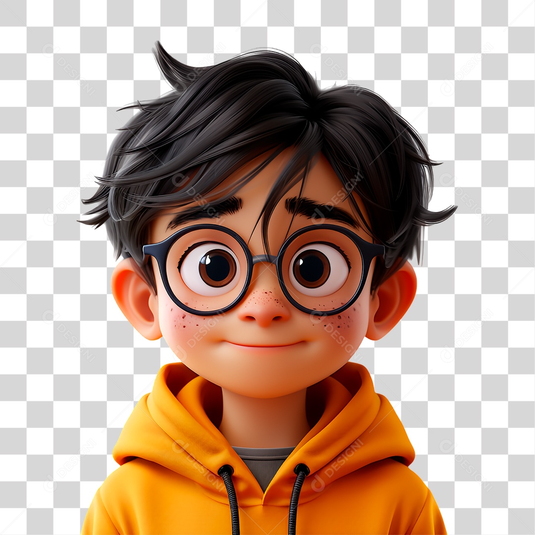 Personagem de Mochila PNG Transparente