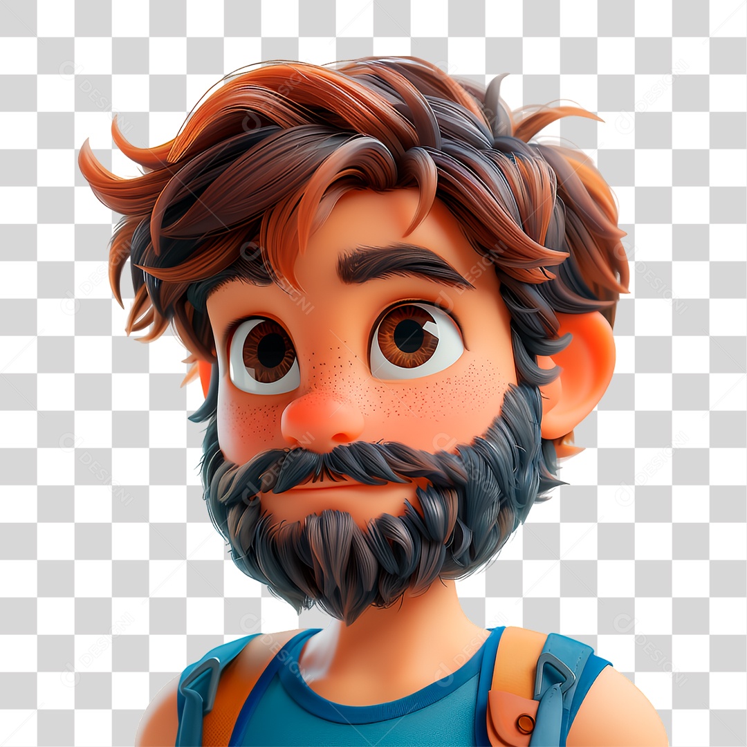 Personagem de Mochila PNG Transparente