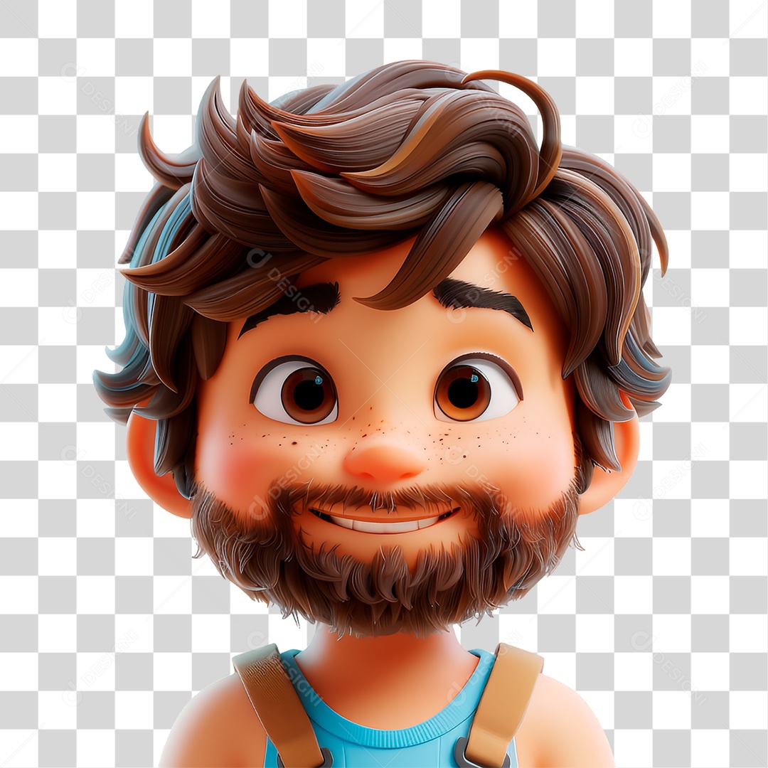 Personagem de Mochila PNG Transparente