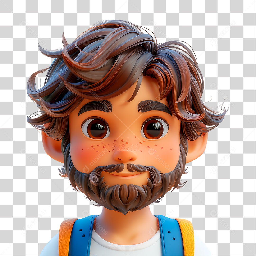 Personagem de Mochila PNG Transparente