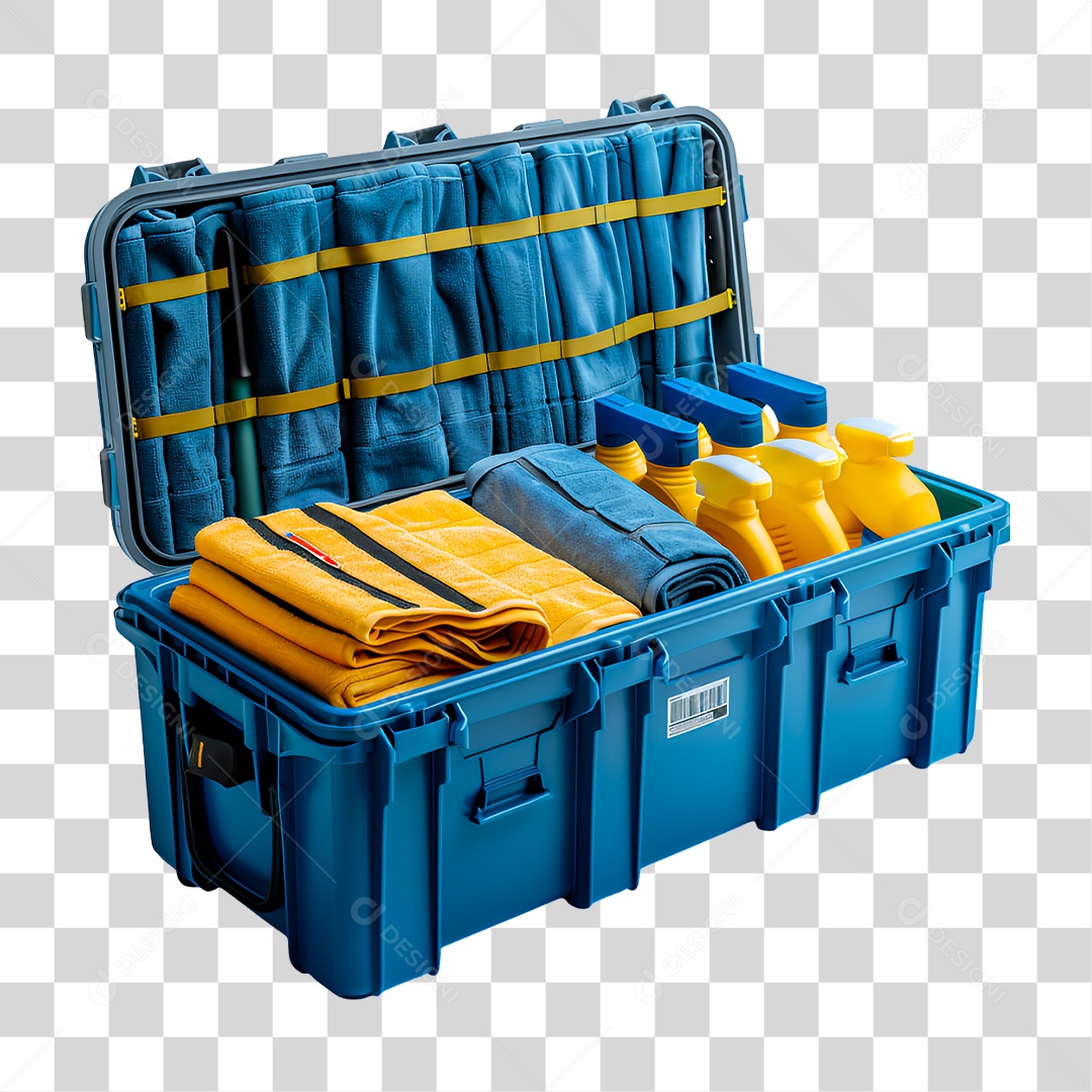 Caixa Azul PNG Transparente