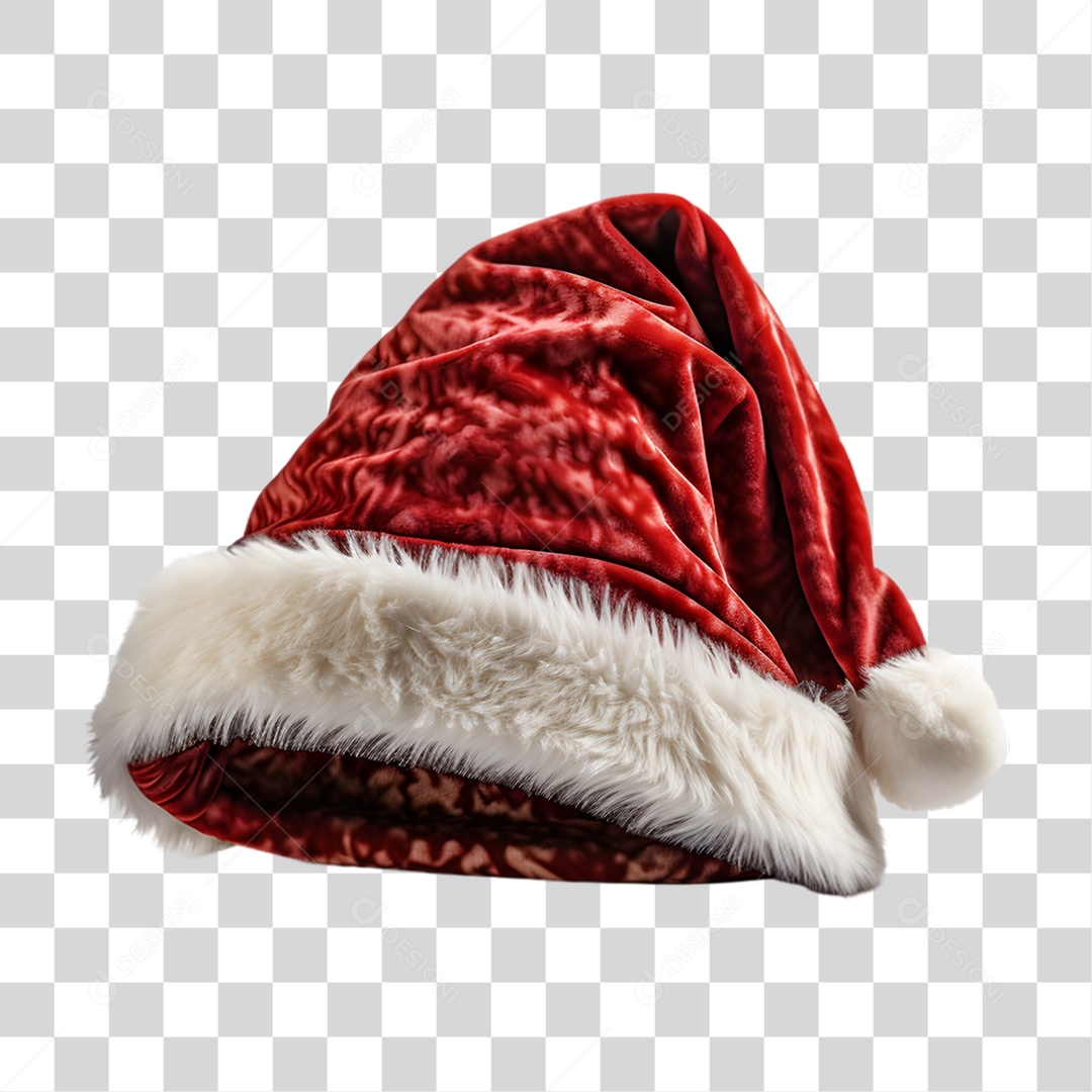 Chapéu de Papai Noel Gorro de Natal PNG Transparente