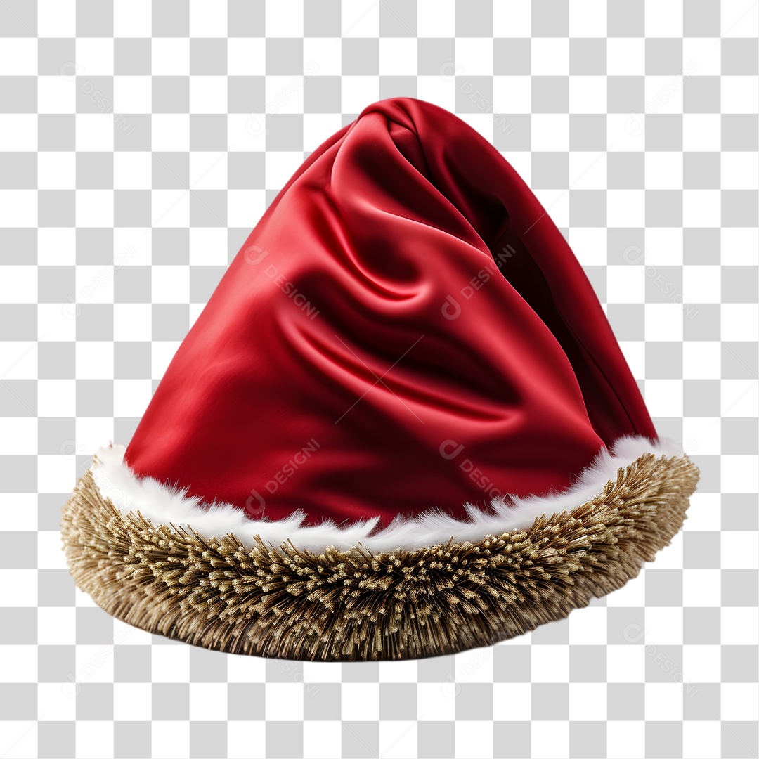 Chapéu de Papai Noel Gorro de Natal PNG Transparente