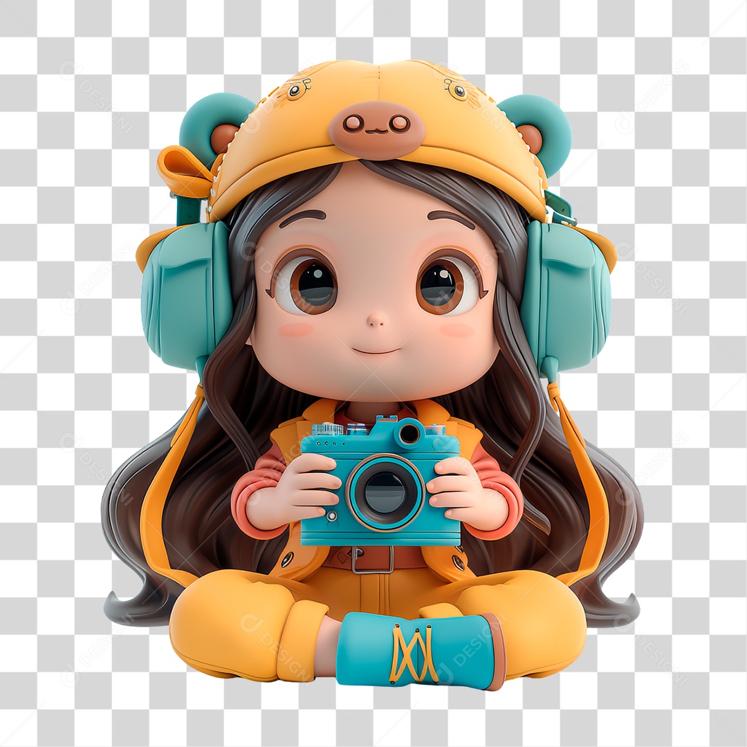 Personagem Câmera PNG Transparente