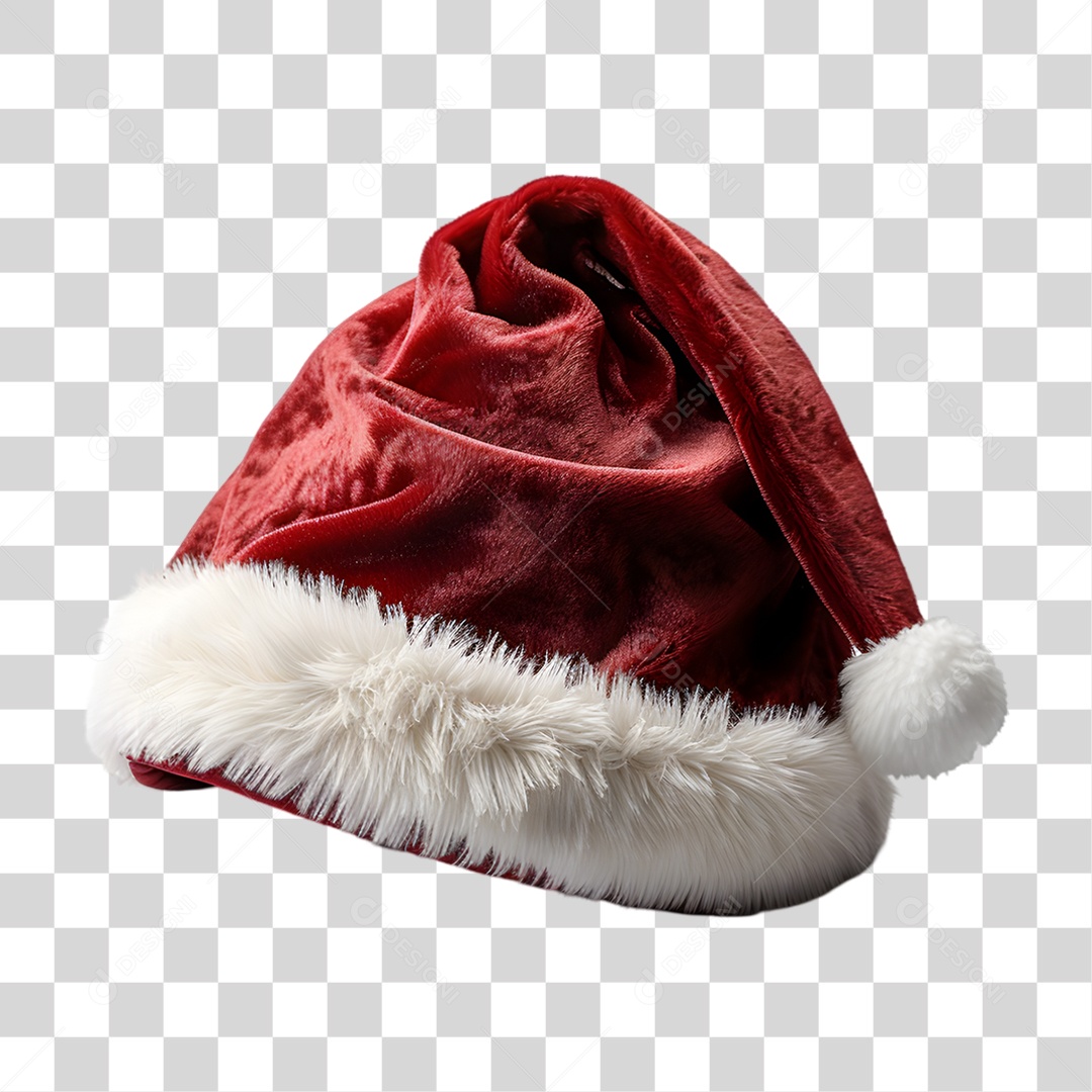 Chapéu de Papai Noel Gorro de Natal PNG Transparente