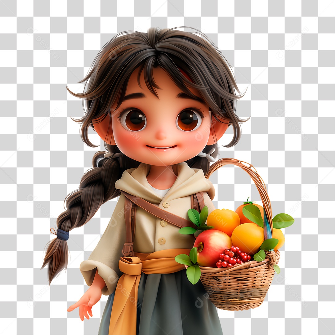 Personagem Garota PNG Transparente