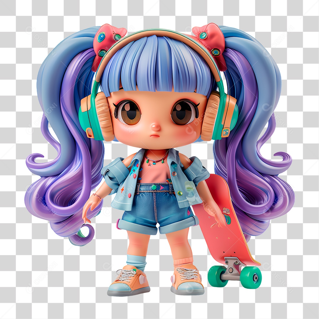 Personagem Garota PNG Transparente