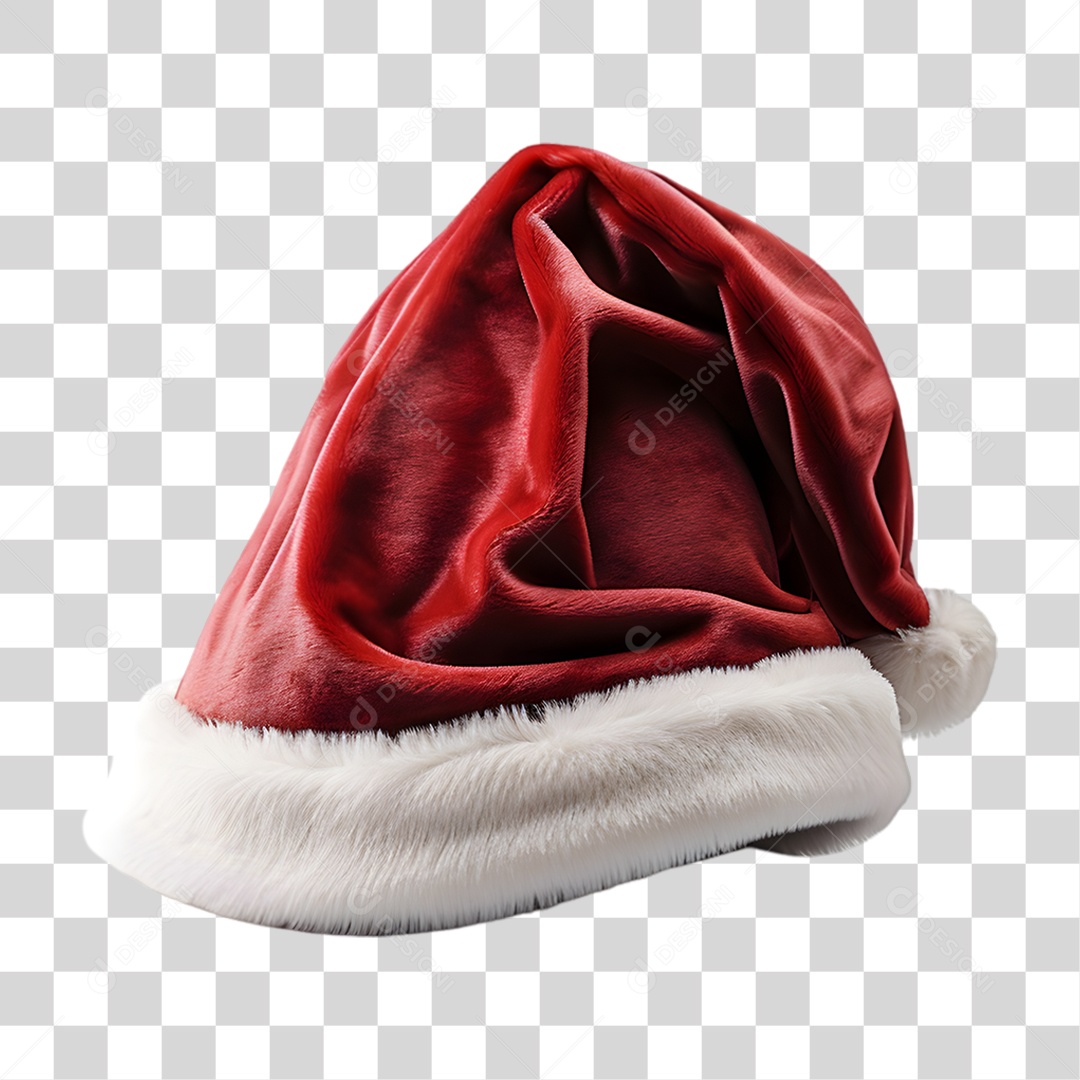 Chapéu de Papai Noel Gorro de Natal PNG Transparente