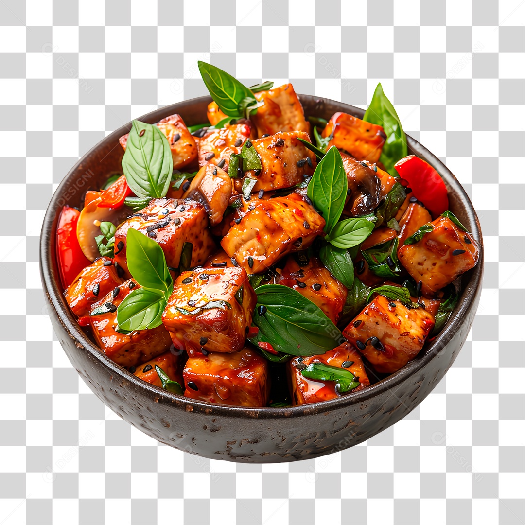 Tigela de Frango PNG Transparente